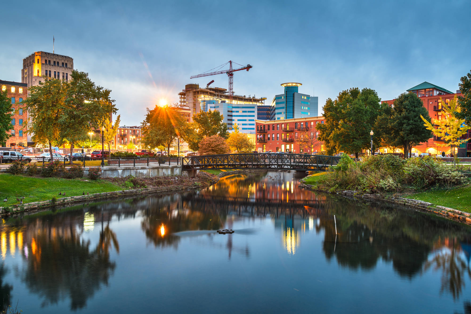 Kalamazoo, Michigan, USA Skyline