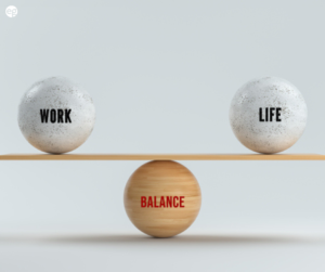Work life balance illustration