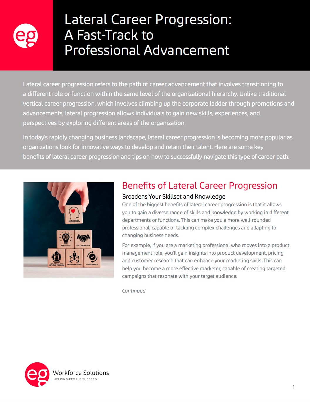 Lateral Career Progression: A Fast-Track to Career Advancement